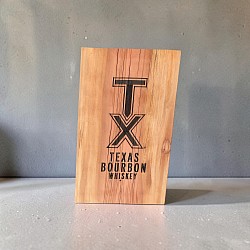 letrero tallado madera