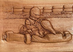 CUADRO TALLADO EN MADERA