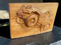 CUADRO TALLADO EN MADERA